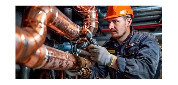 Emergency plumber fixing pipes in Norristown home
