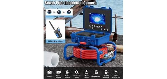 sewer camera inspection pipeline